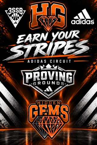 Hidden Gems x Adidas — Earn Your Stripes, Proving Grounds and 3SSB poster